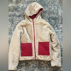 Zyia Activewear Sherpa Reversible Jacket